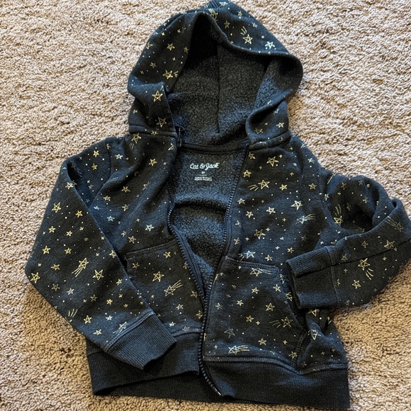 Cat & Jack Other - Cat&Jack gold star hooded sweatshirt